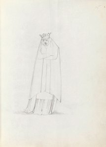 Mrs. Siddons como Constance, 1783 de John Flaxman