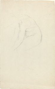 Figura sentada inclinada hacia adelante de John Flaxman