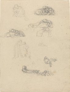 Hoja de estudios de John Flaxman
