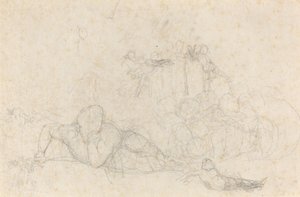 Hoja de estudios de John Flaxman