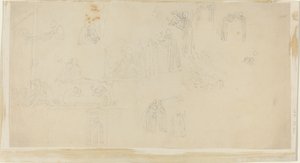 Hoja de Estudios de John Flaxman