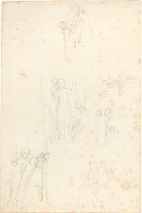 Hoja de estudios de John Flaxman