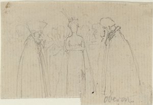 Hoja de Estudios [recto y verso] de John Flaxman