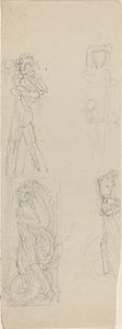 Hoja de Estudios [recto y verso] de John Flaxman