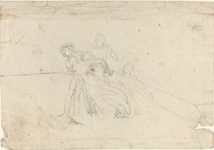 Hoja de estudios de John Flaxman