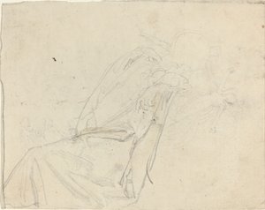 Hoja de Estudios (recto y verso) de John Flaxman