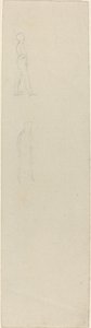 Hoja de estudios [recto y verso] de John Flaxman