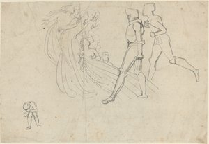 Estudio para El progreso del peregrino (?) de John Flaxman