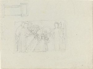 Estudio para un Monumento a un Clérigo de John Flaxman