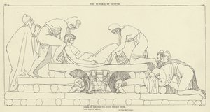El funeral de Héctor de John Flaxman