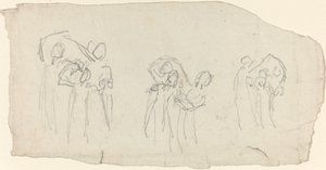 Tres grupos de bailarines de John Flaxman