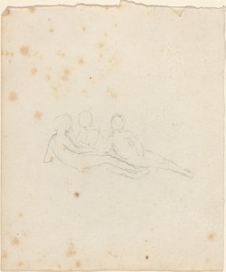 Tres Figuras Femeninas Reclining de John Flaxman