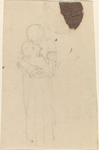 Dos figuras abrazándose de John Flaxman