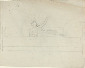 Dos figuras clásicas griegas de John Flaxman