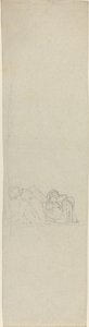 Dos Figuras Acurrucadas de John Flaxman