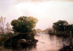 El Támesis en Kew de John Francis Salmon