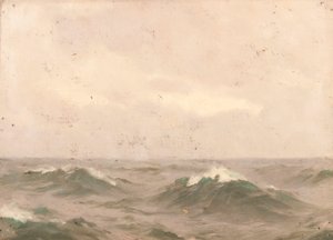 Paisaje marino, c.1900 (óleo sobre lienzo) de John Fraser