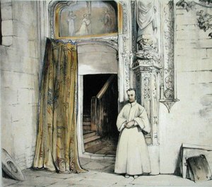Una puerta de monasterio, Toledo, de 