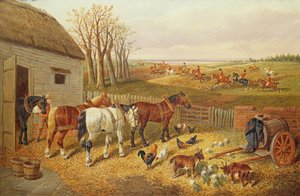 Una granja ocupada de John Frederick Herring