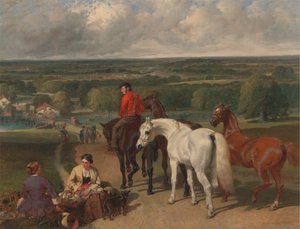 Ejercicio de los caballos reales de John Frederick Herring