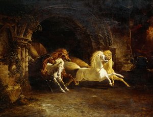 Los caballos de Duncan, 1842 de John Frederick Herring Senior