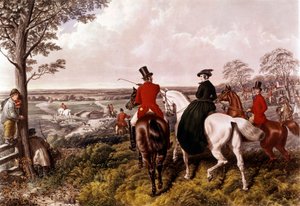 La partida para la caza del zorro de John Frederick Herring Senior