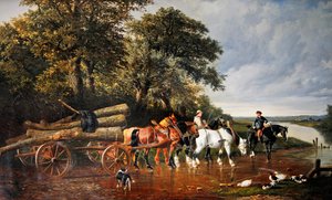El carro de madera de John Frederick Herring Senior