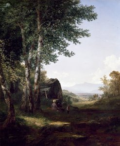 Vista de la montaña Mansfield, 1849
