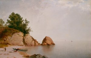 Playa en Beverly, c. 1869-1872 de John Frederick Kensett