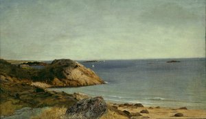 Costa rocosa, c. 1860 de John Frederick Kensett