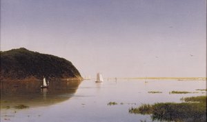Río Shrewsbury, Nueva Jersey, 1859 de John Frederick Kensett