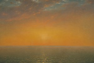 Atardecer en el mar de John Frederick Kensett