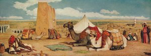 Edfou: Alto Egipto, 1860, c1915 de John Frederick Lewis