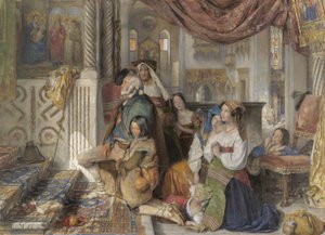Peregrinos romanos de John Frederick Lewis