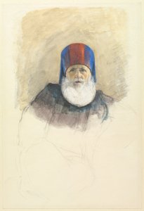 Estudio para Mehmet Ali Pasha, c. 1844 de John Frederick Lewis