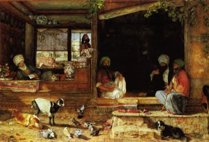 The Kibab Shop, Scutari, Asia menor de John Frederick Lewis
