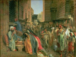 La calle y la mezquita de Ghooreyah, El Cairo