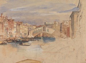 Venecia: El Gran Canal y Rialto de John Frederick Lewis