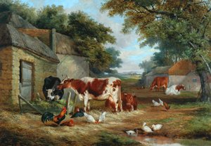 Patio de granja de John Frederick Herring Senior