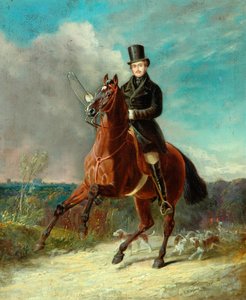 El príncipe consorte a caballo, 1841 de John Frederick Herring Senior