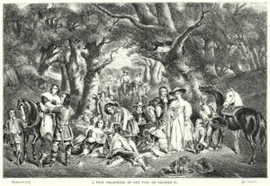 Una fiesta campestre del tiempo de Carlos II