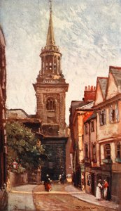 Iglesia de Todos los Santos, desde Turn Street, 1903 de John Fulleylove