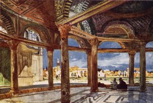 Interior de la Cúpula de la Cadena, mirando al norte de John Fulleylove