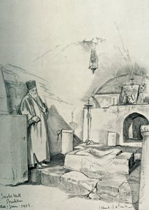 El pozo de Jacob en Siquem Nablus, 1902 de John Fulleylove