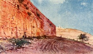 Jerusalén - La Puerta Triple del Área del Templo, 1902 de John Fulleylove