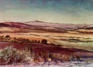 Monte Hermón desde las laderas de Tabor, 1902