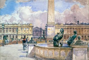 Place de la Concorde, 1847-1908 de John Fulleylove