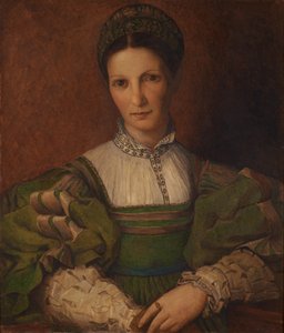 Retrato de una dama, según Sebastiano Del Piombo de John Fulleylove