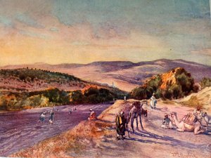 Sitio de la antigua ciudad de Samaria de John Fulleylove