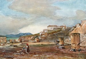 El Salón del Gran Templo de los Misterios, Eleusis de John Fulleylove